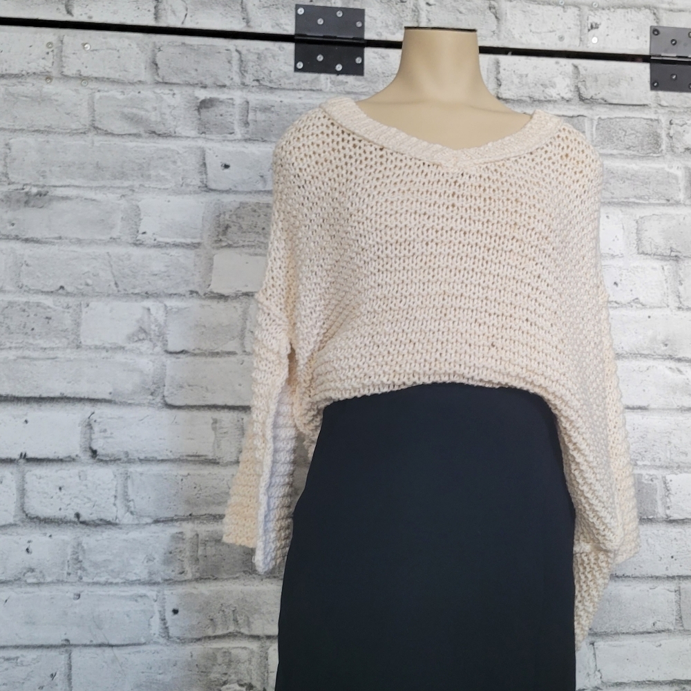 ❤️Free People sweater cream color size M - Picture 2 of 5